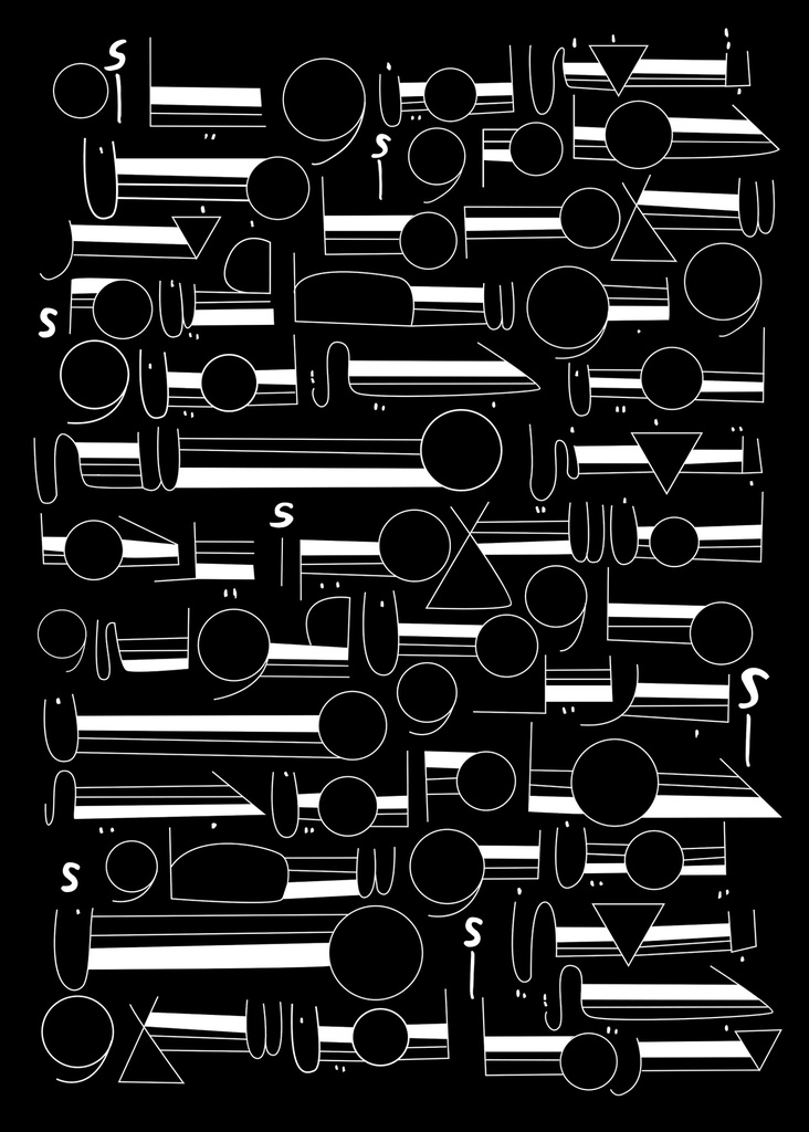 Port Said Songs Coastal-inspired lettering poster