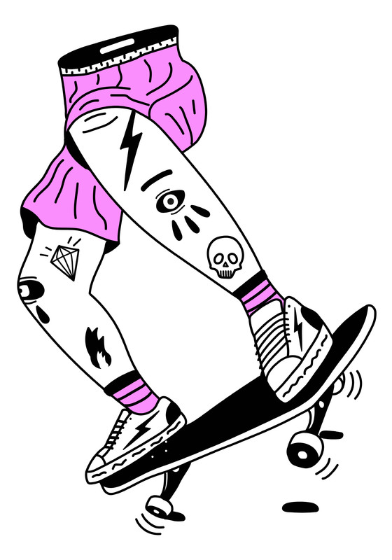 Skater Halfman