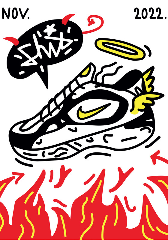 Fire sneaker