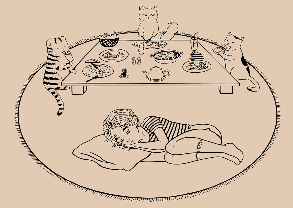 cat brunch