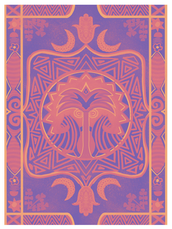Egyptian Folklore Kilim