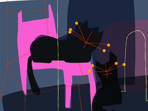 [Walid Taher] On a Pink Chair 2