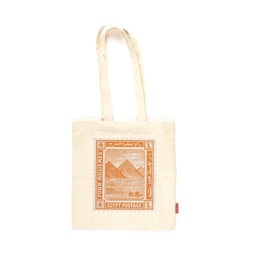 [TB11672] Egyptian postage Tote "Pyramids"