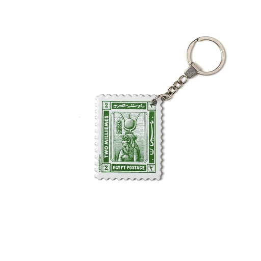 [PK-11890] Hathor Egyptian Postage keychain